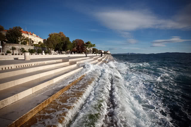 Sea organ waves Zadar